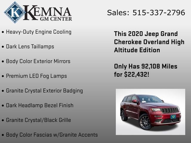 2020 Jeep Grand Cherokee High Altitude 4x4