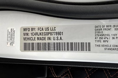 2023 Jeep Grand Cherokee L Summit Reserve 4x4