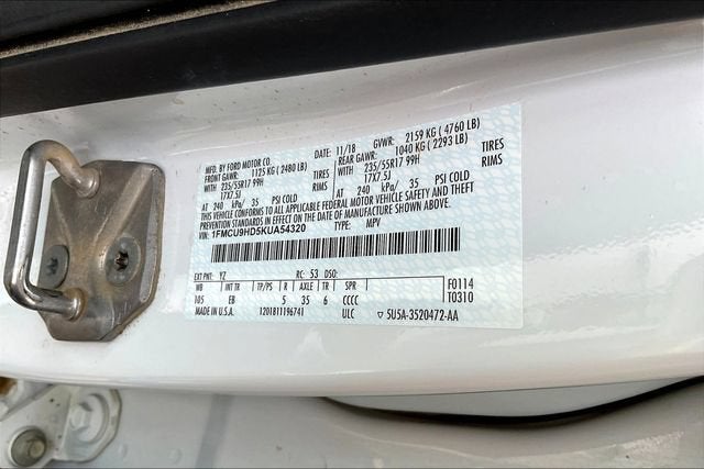 2019 Ford Escape SEL