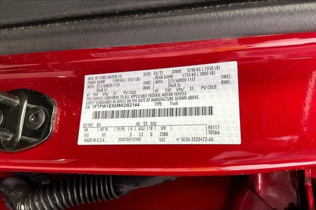 2021 Ford F-150 LARIAT