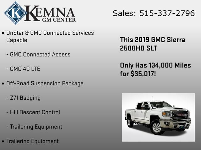 2019 GMC Sierra 2500 HD SLT