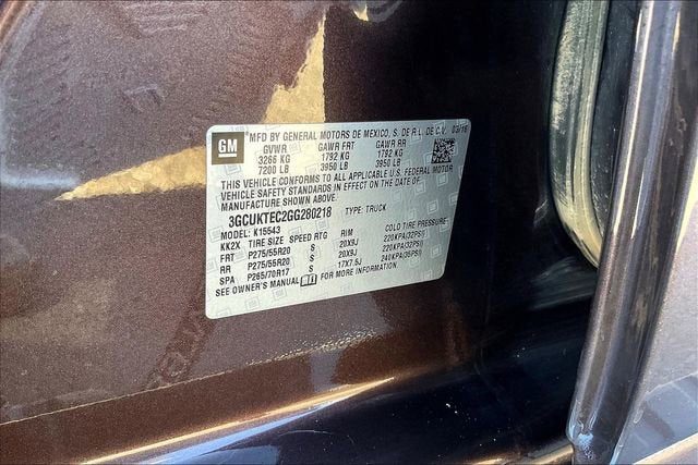 2016 Chevrolet Silverado 1500 High Country