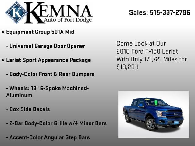 2018 Ford F-150 LARIAT