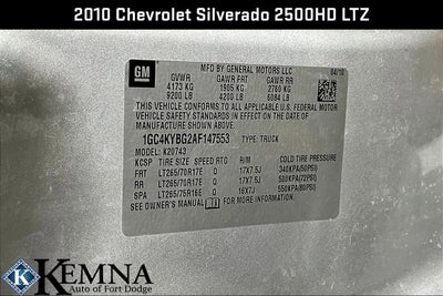 2010 Chevrolet Silverado 2500 HD LTZ