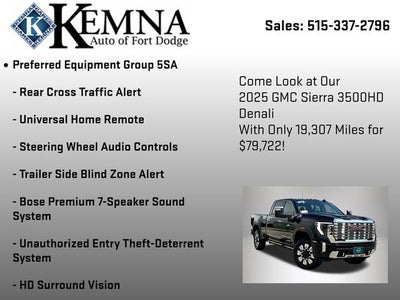 2025 GMC Sierra 3500 HD Denali