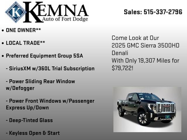 2025 GMC Sierra 3500 HD Denali
