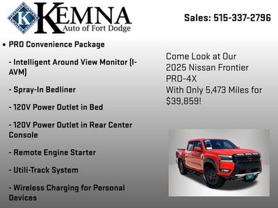 2025 Nissan Frontier Crew Cab PRO-4X 4x4