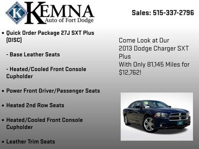 2013 Dodge Charger SXT Plus