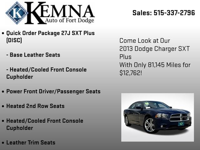 2013 Dodge Charger SXT Plus