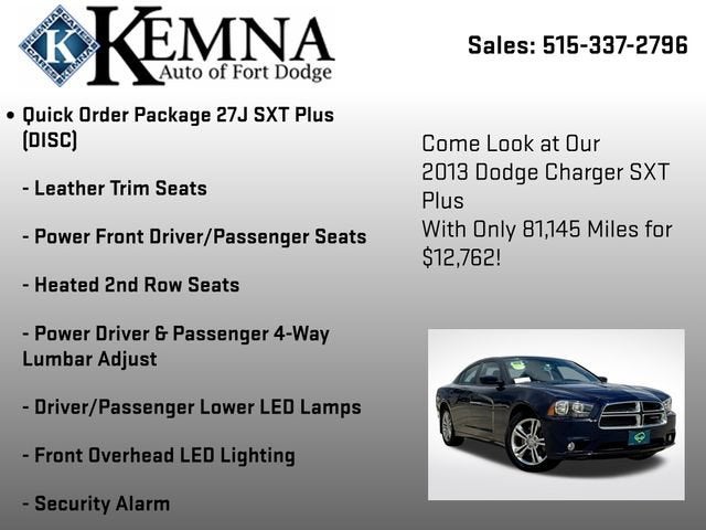 2013 Dodge Charger SXT Plus