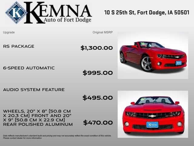 2011 Chevrolet Camaro 1SS