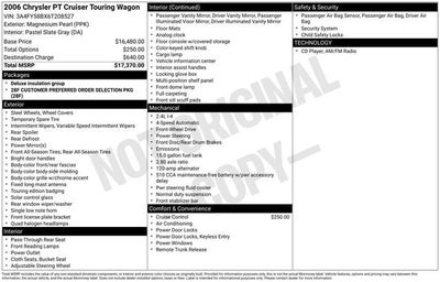 2006 Chrysler PT Cruiser Touring