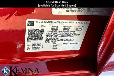 2026 GMC Sierra 1500 SLT