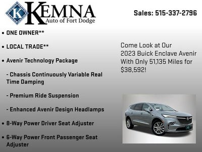 2023 Buick Enclave Avenir